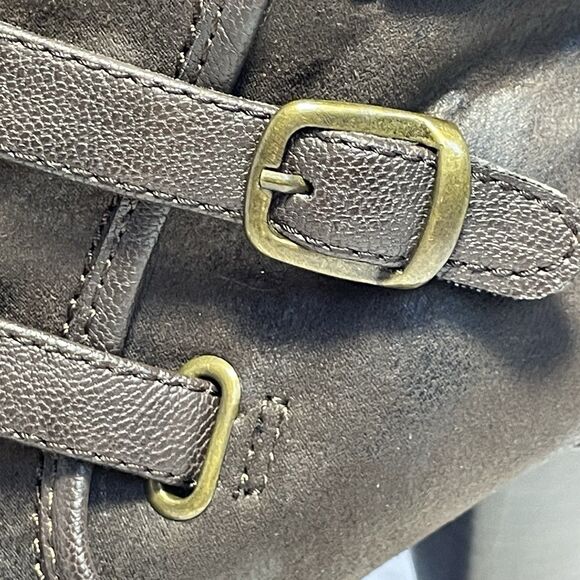 Baretraps Sela Brown Straps Zip Ankle Heel Booties Women's Size 10M - Picture 7 of 16